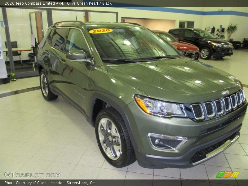 Olive Green Pearl / Black 2020 Jeep Compass Limted 4x4