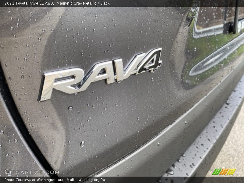 Magnetic Gray Metallic / Black 2021 Toyota RAV4 LE AWD