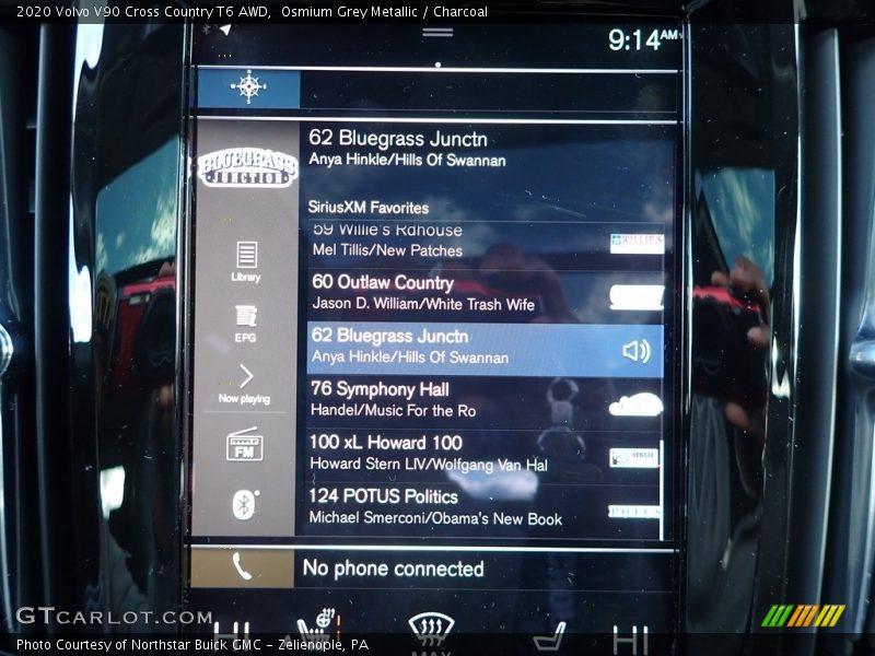 Controls of 2020 V90 Cross Country T6 AWD