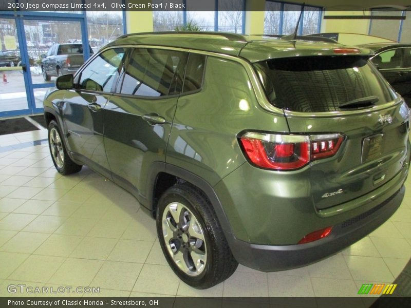 Olive Green Pearl / Black 2020 Jeep Compass Limted 4x4