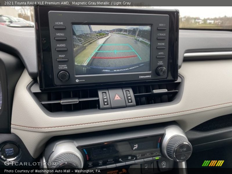 Magnetic Gray Metallic / Light Gray 2021 Toyota RAV4 XLE Premium AWD