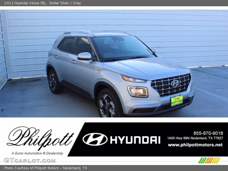 Stellar Silver / Gray 2021 Hyundai Venue SEL