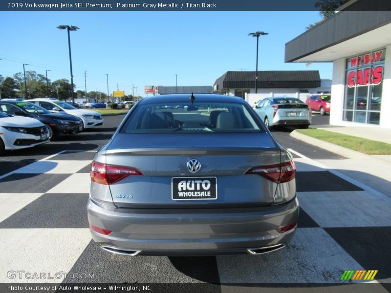Platinum Gray Metallic / Titan Black 2019 Volkswagen Jetta SEL Premium