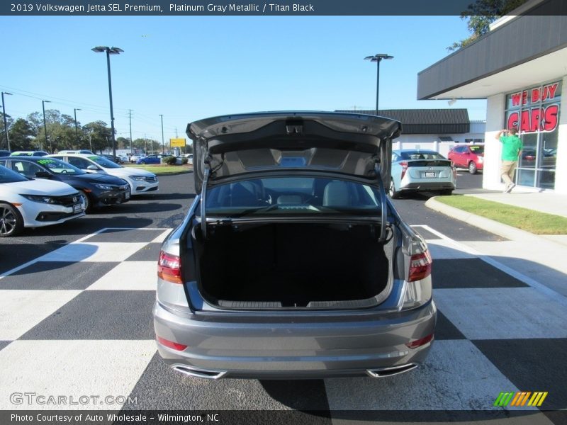 Platinum Gray Metallic / Titan Black 2019 Volkswagen Jetta SEL Premium