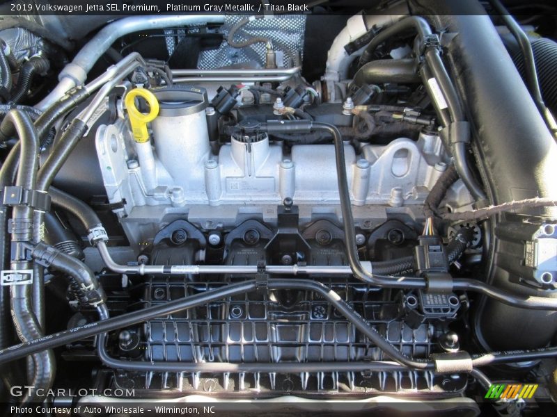 Platinum Gray Metallic / Titan Black 2019 Volkswagen Jetta SEL Premium