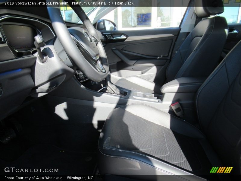 Platinum Gray Metallic / Titan Black 2019 Volkswagen Jetta SEL Premium