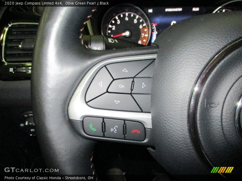 Olive Green Pearl / Black 2020 Jeep Compass Limted 4x4