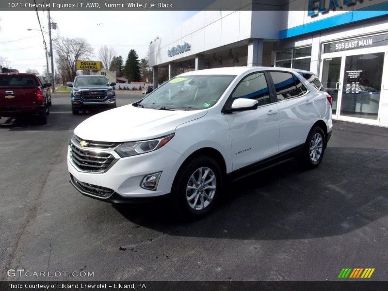 Summit White / Jet Black 2021 Chevrolet Equinox LT AWD