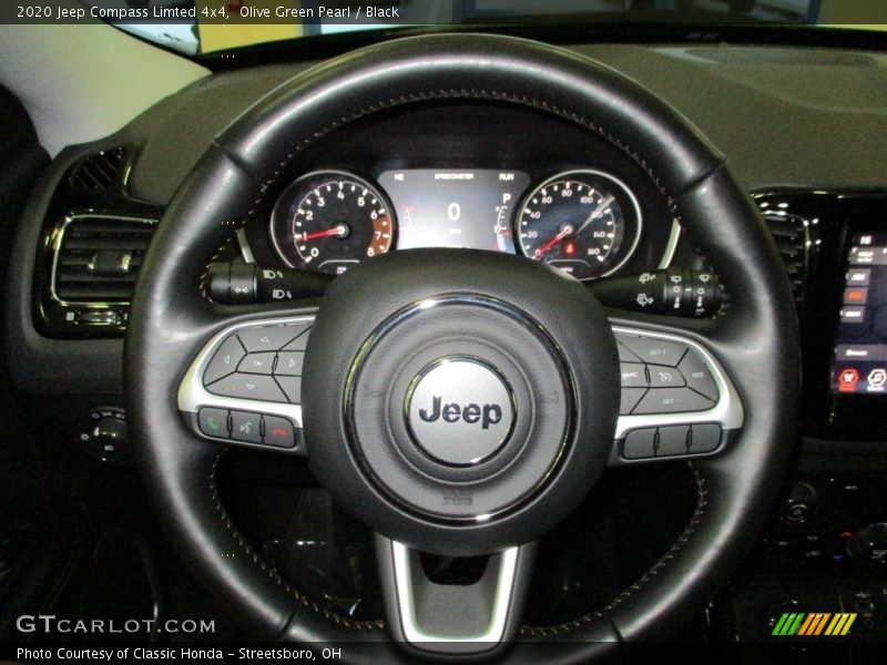 Olive Green Pearl / Black 2020 Jeep Compass Limted 4x4