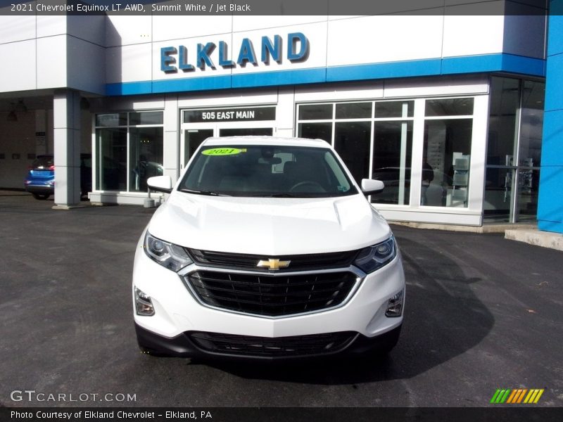 Summit White / Jet Black 2021 Chevrolet Equinox LT AWD