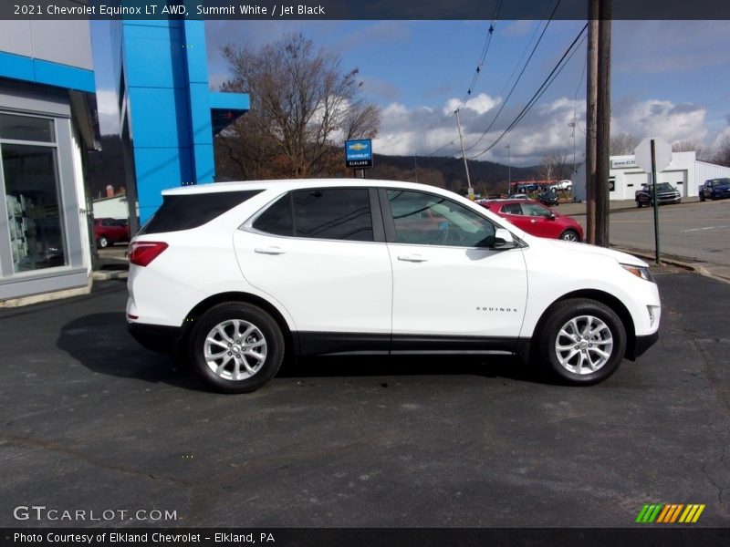 Summit White / Jet Black 2021 Chevrolet Equinox LT AWD