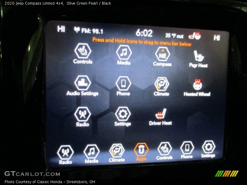 Olive Green Pearl / Black 2020 Jeep Compass Limted 4x4