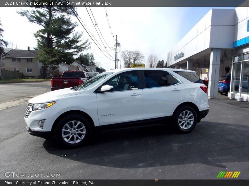 Summit White / Jet Black 2021 Chevrolet Equinox LT AWD