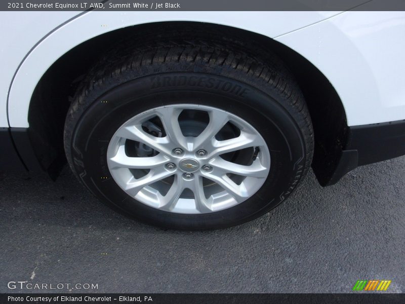 Summit White / Jet Black 2021 Chevrolet Equinox LT AWD