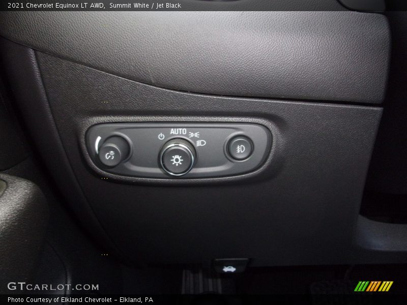 Summit White / Jet Black 2021 Chevrolet Equinox LT AWD