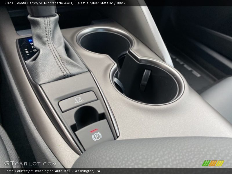 Celestial Silver Metallic / Black 2021 Toyota Camry SE Nightshade AWD