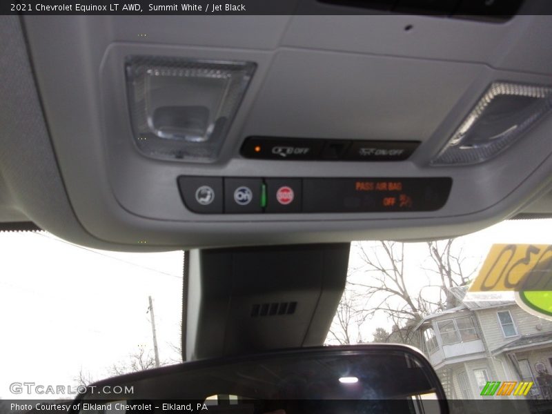 Summit White / Jet Black 2021 Chevrolet Equinox LT AWD