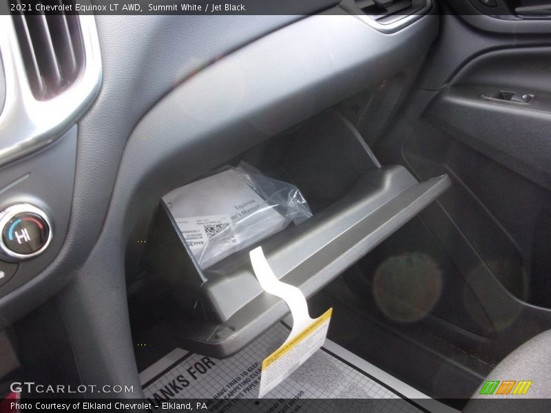 Summit White / Jet Black 2021 Chevrolet Equinox LT AWD