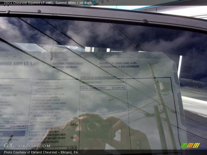 Summit White / Jet Black 2021 Chevrolet Equinox LT AWD