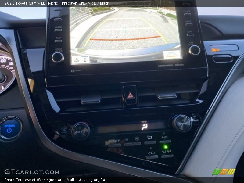 Predawn Gray Mica / Black 2021 Toyota Camry LE Hybrid
