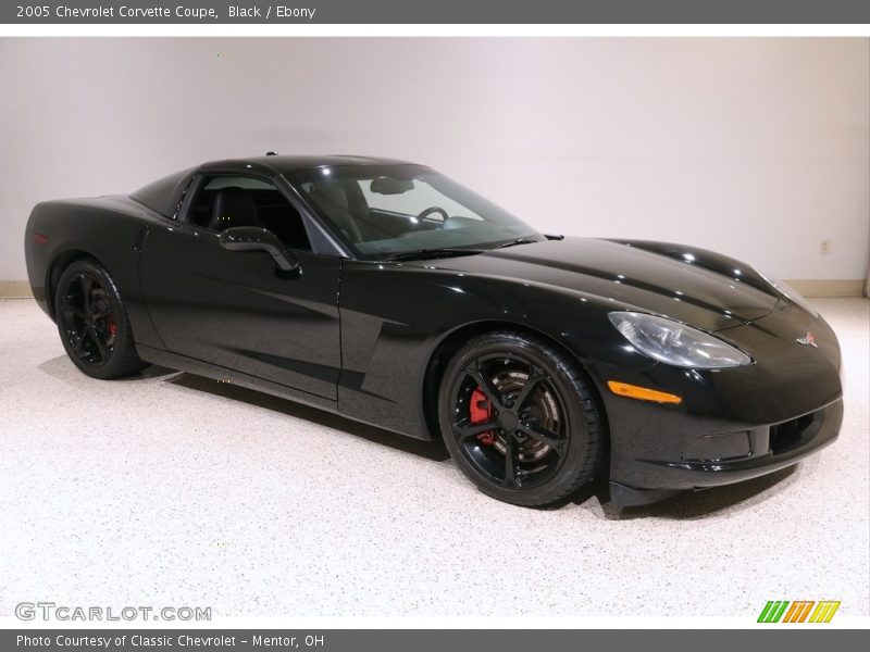 Black / Ebony 2005 Chevrolet Corvette Coupe