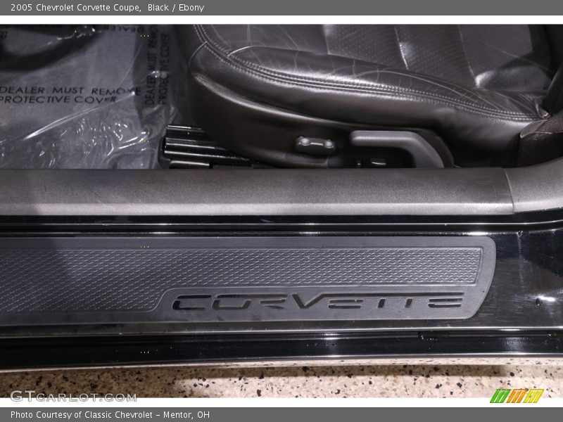 Black / Ebony 2005 Chevrolet Corvette Coupe