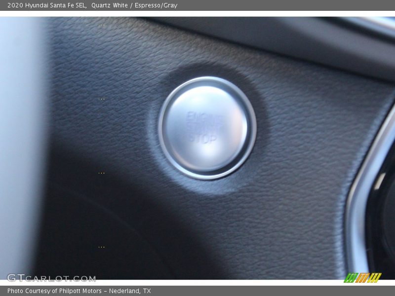 Quartz White / Espresso/Gray 2020 Hyundai Santa Fe SEL
