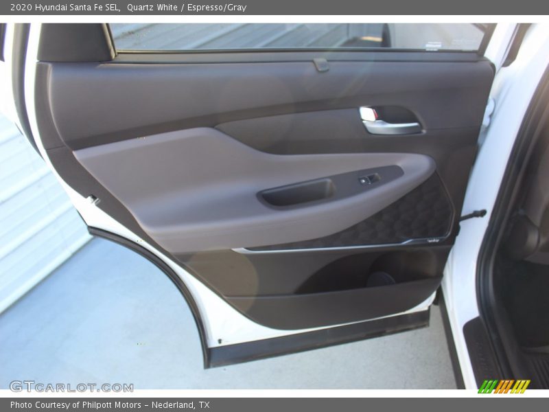 Quartz White / Espresso/Gray 2020 Hyundai Santa Fe SEL