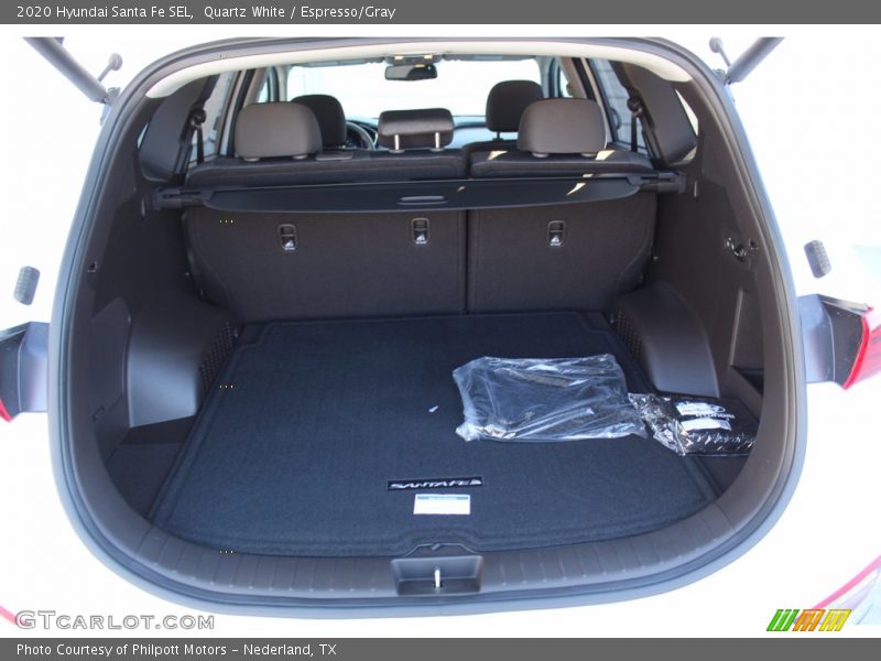 Quartz White / Espresso/Gray 2020 Hyundai Santa Fe SEL