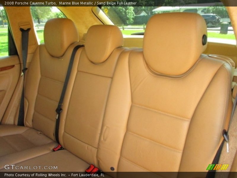 Marine Blue Metallic / Sand Beige Full Leather 2008 Porsche Cayenne Turbo