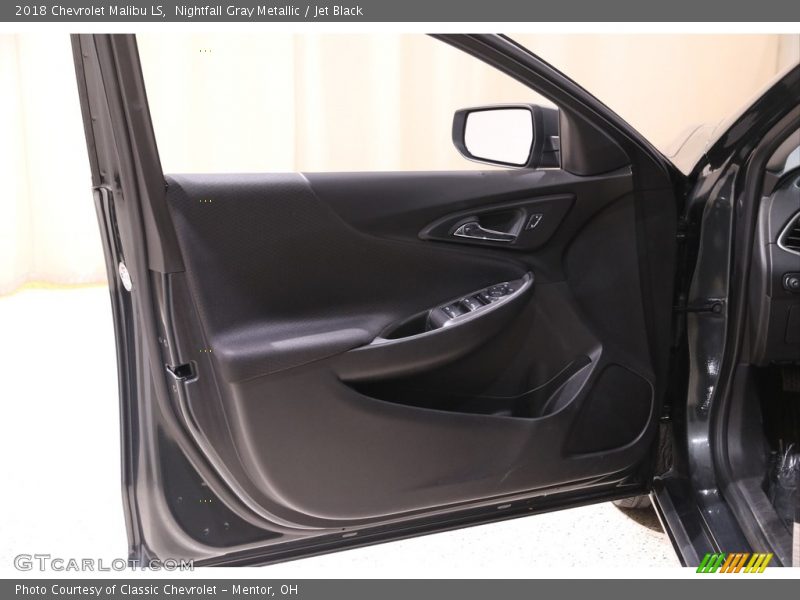 Nightfall Gray Metallic / Jet Black 2018 Chevrolet Malibu LS