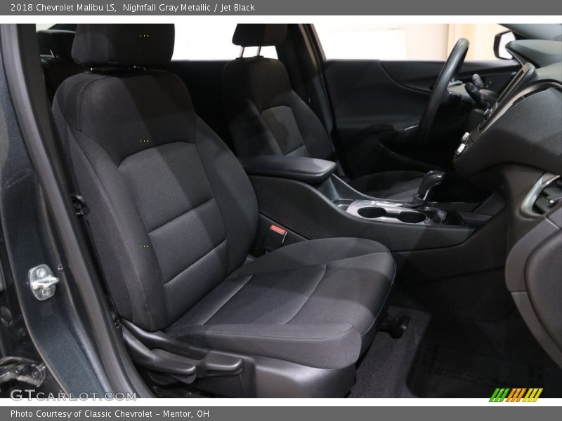 Nightfall Gray Metallic / Jet Black 2018 Chevrolet Malibu LS