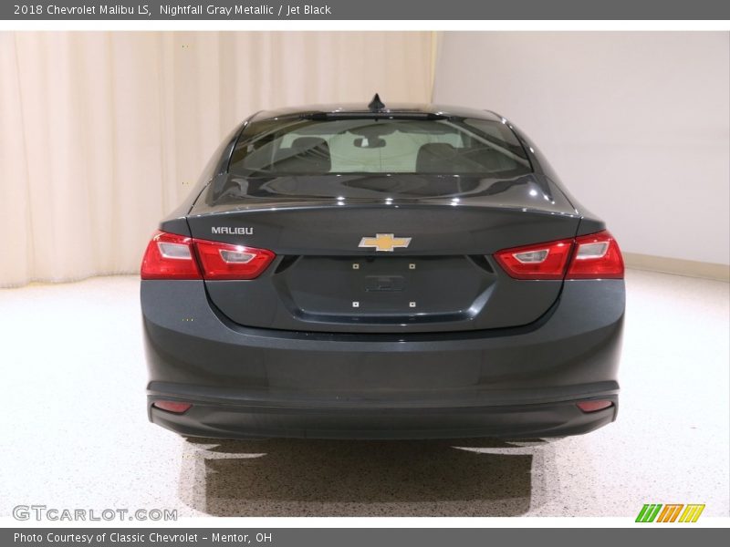 Nightfall Gray Metallic / Jet Black 2018 Chevrolet Malibu LS