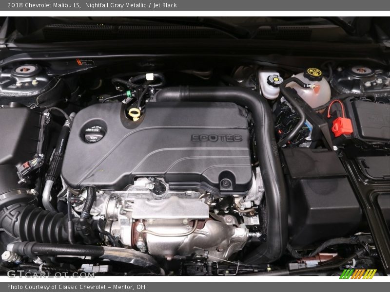 Nightfall Gray Metallic / Jet Black 2018 Chevrolet Malibu LS