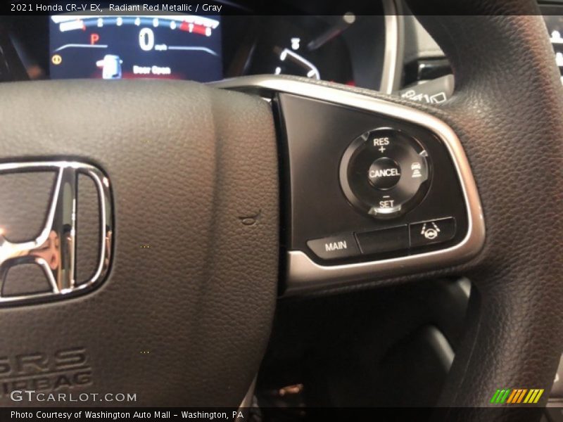 Radiant Red Metallic / Gray 2021 Honda CR-V EX