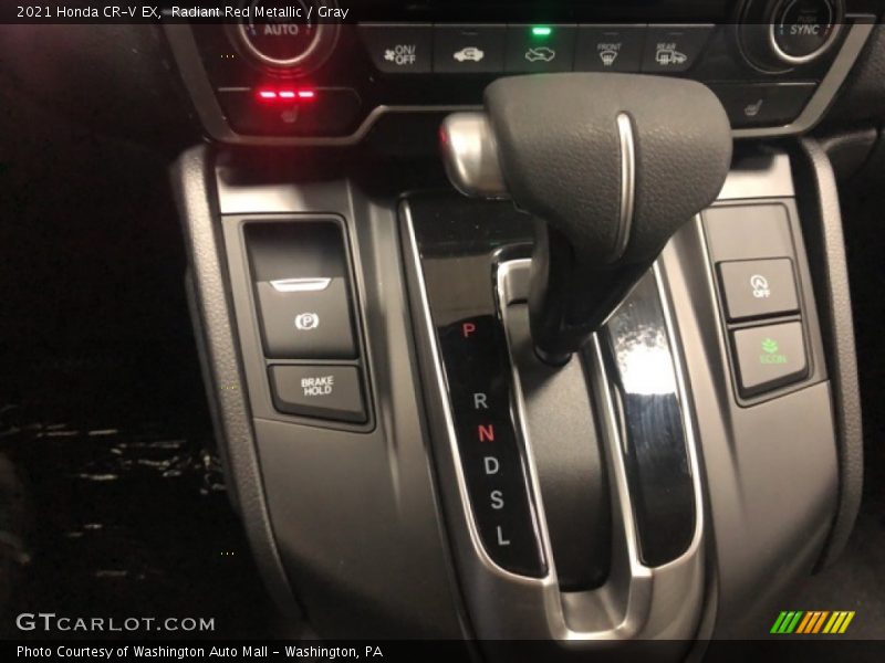Radiant Red Metallic / Gray 2021 Honda CR-V EX
