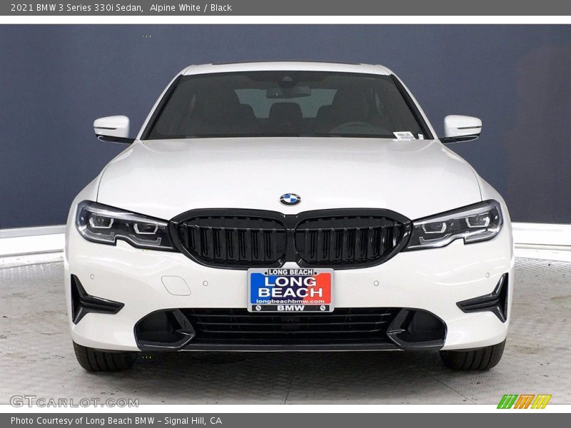 Alpine White / Black 2021 BMW 3 Series 330i Sedan