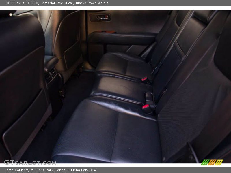 Matador Red Mica / Black/Brown Walnut 2010 Lexus RX 350