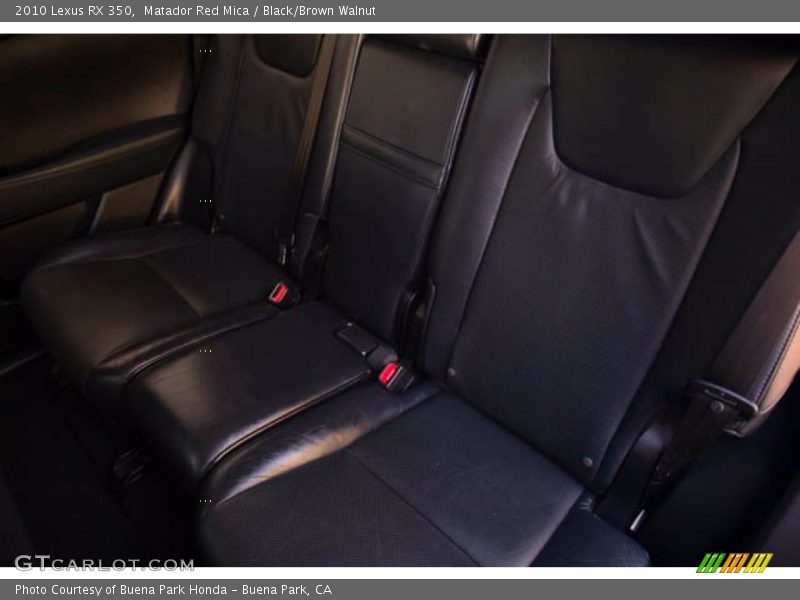 Matador Red Mica / Black/Brown Walnut 2010 Lexus RX 350