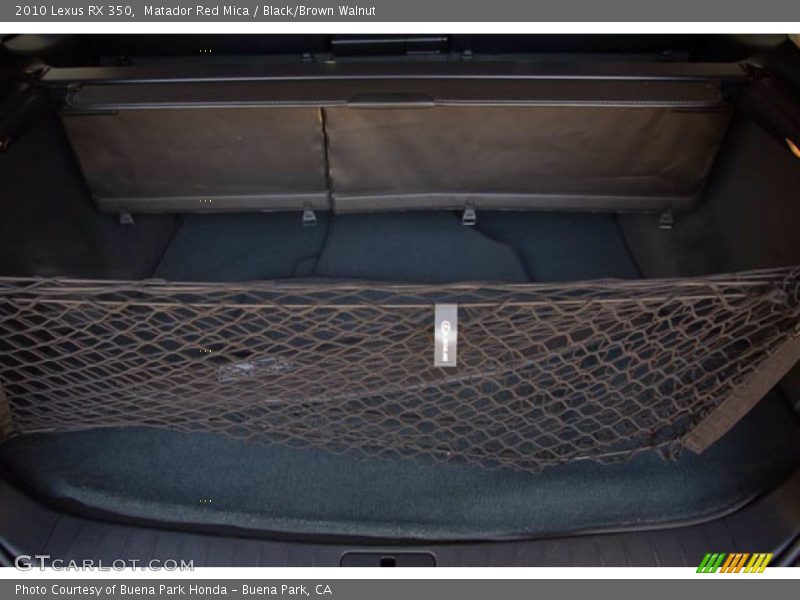 Matador Red Mica / Black/Brown Walnut 2010 Lexus RX 350