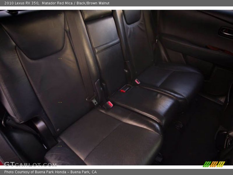 Matador Red Mica / Black/Brown Walnut 2010 Lexus RX 350