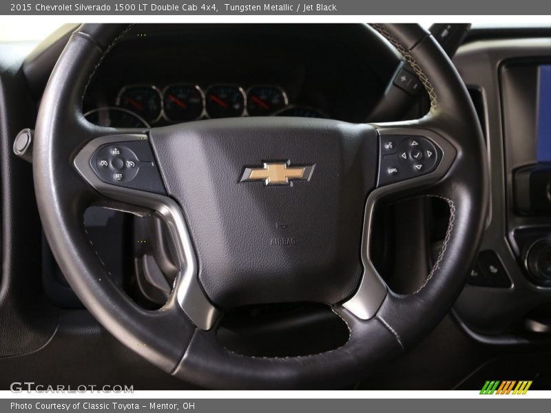 Tungsten Metallic / Jet Black 2015 Chevrolet Silverado 1500 LT Double Cab 4x4