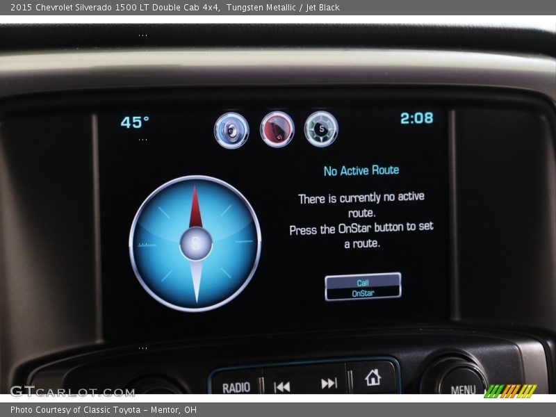 Tungsten Metallic / Jet Black 2015 Chevrolet Silverado 1500 LT Double Cab 4x4