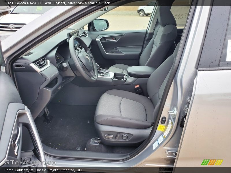 Front Seat of 2021 RAV4 XLE AWD Hybrid