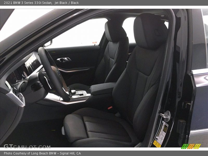 Jet Black / Black 2021 BMW 3 Series 330i Sedan