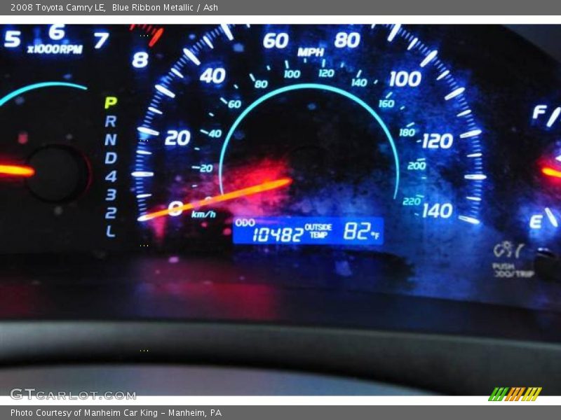 Blue Ribbon Metallic / Ash 2008 Toyota Camry LE