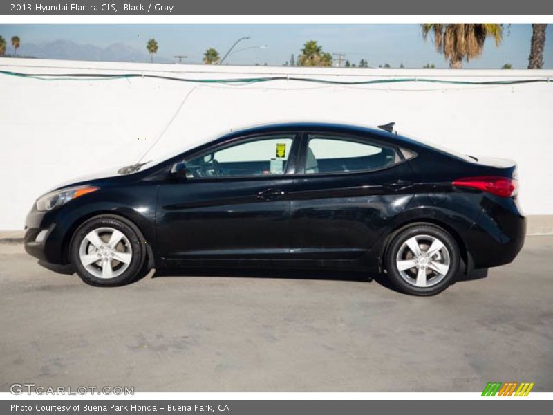 Black / Gray 2013 Hyundai Elantra GLS