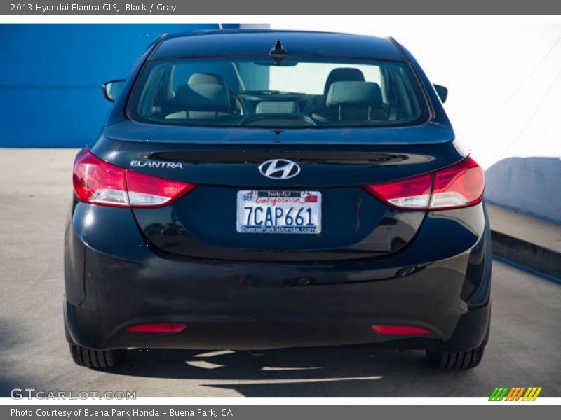 Black / Gray 2013 Hyundai Elantra GLS