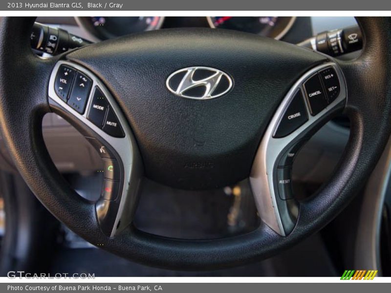 Black / Gray 2013 Hyundai Elantra GLS