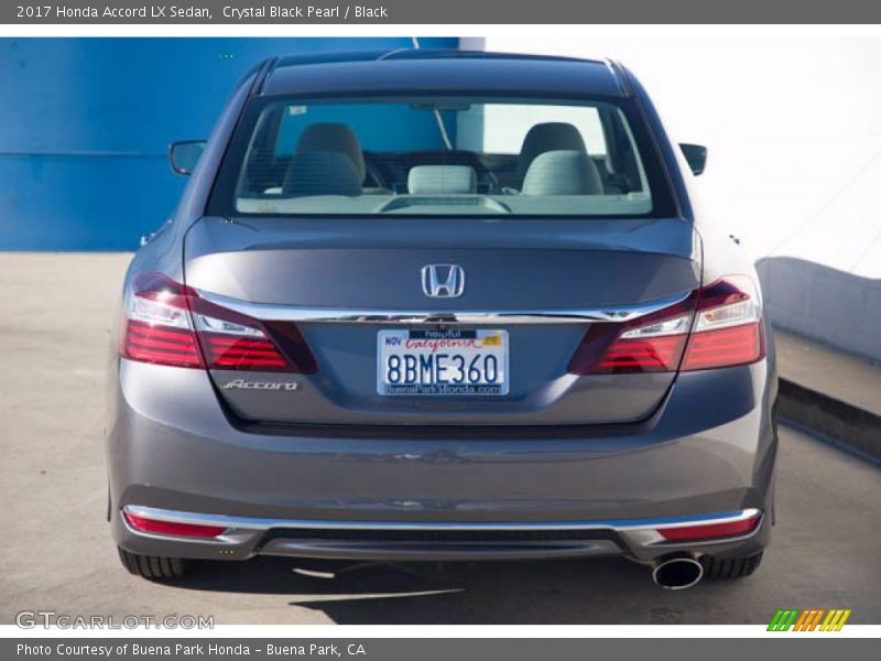 Crystal Black Pearl / Black 2017 Honda Accord LX Sedan